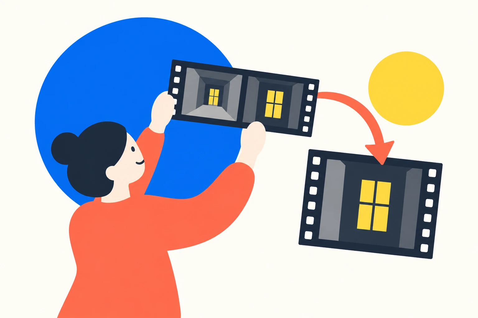 A filmmaker connects two simple frames to improve the next cut.